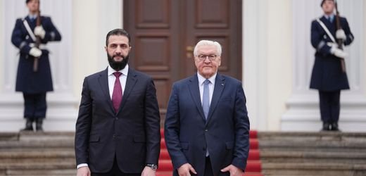 Ahmed al-Sharaa in Berlin: Übergangspräsident von Syrien bei Frank-Walter Steinmeier