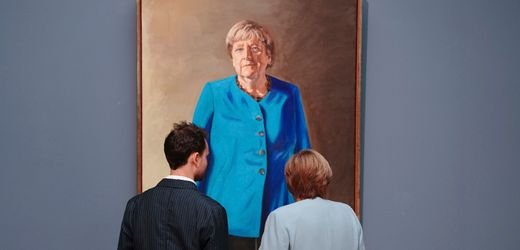 Angela Merkels Staatsporträt: Zwischen Queen und Vorarbeiterin