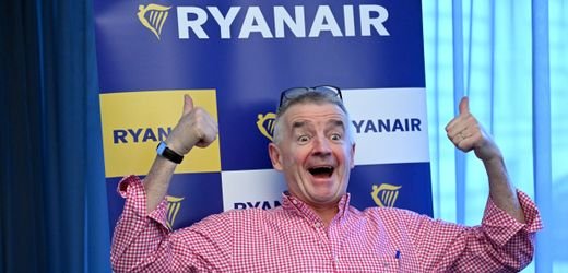 Ryanair: Michael O'Leary bleibt bis 2032 Chef der Fluggesellschaft