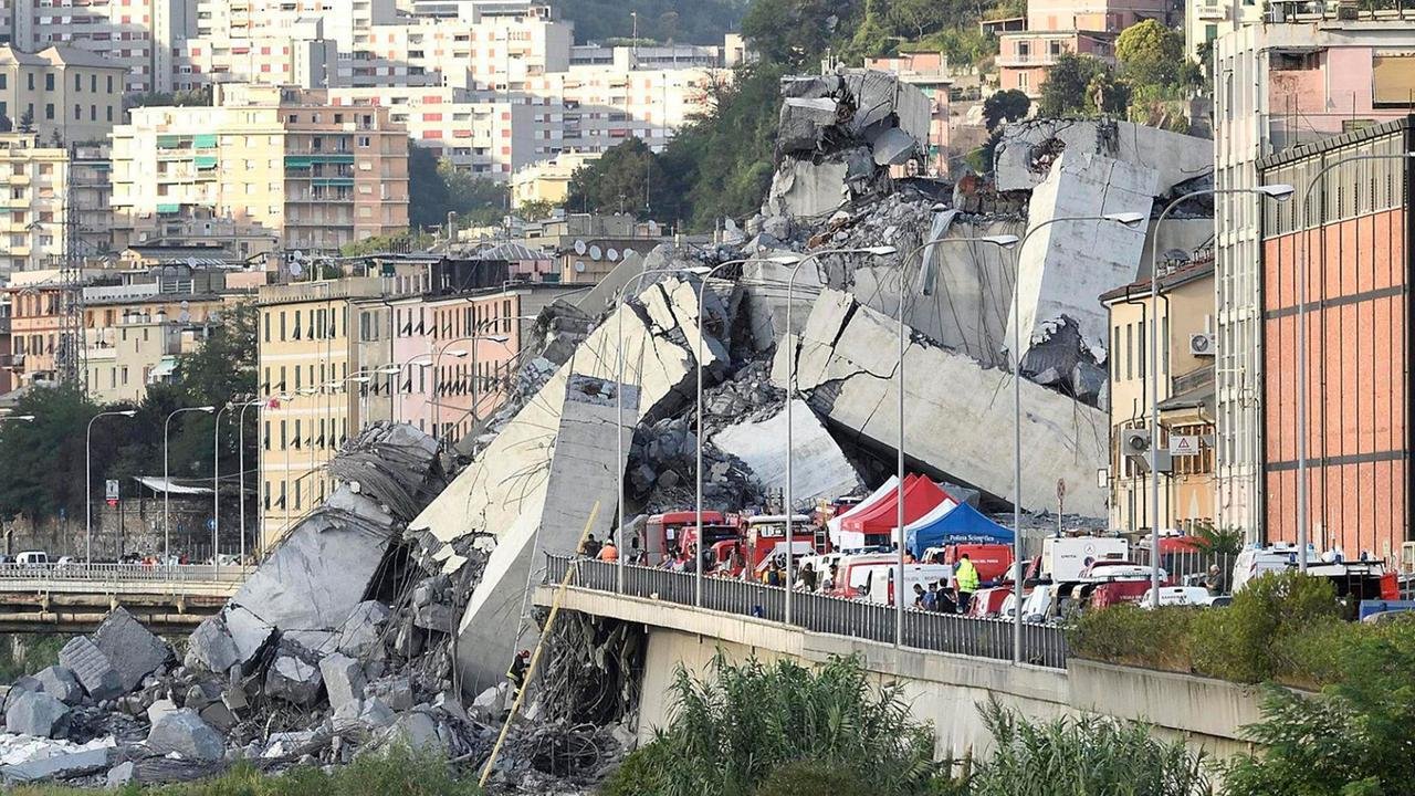 Brückeneinsturz in Genua: Top-Manager zu zwölf Jahren Haft verurteilt