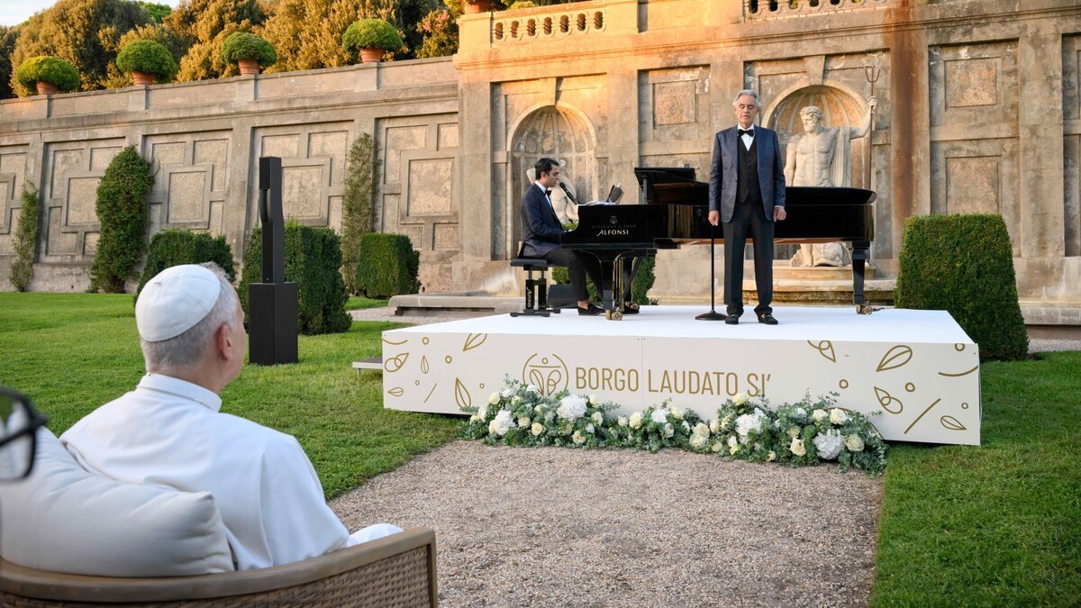 "Cantico di Pace" / Papst Leo XIV. und Sänger Andrea Bocelli beten um Frieden "Cantico di Pace" / Papst Leo XIV. und Sänger Andrea Bocelli beten um Frieden