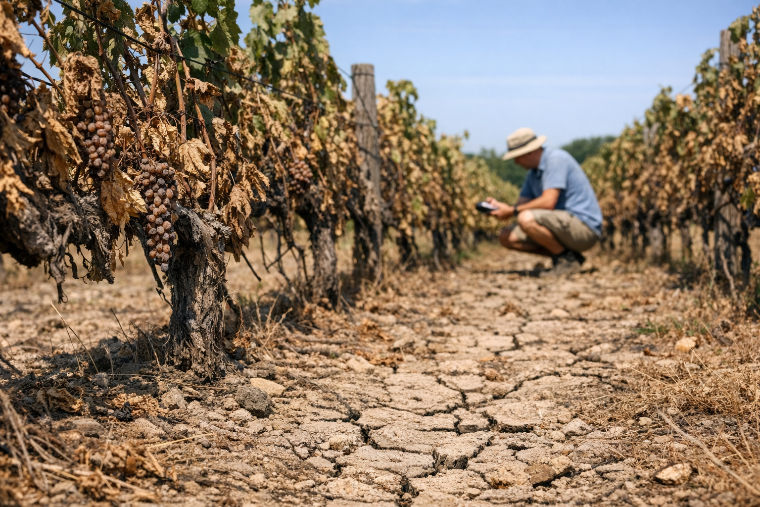 Photovoltaik gegen Dürre: Können Paneele den Wein schützen?