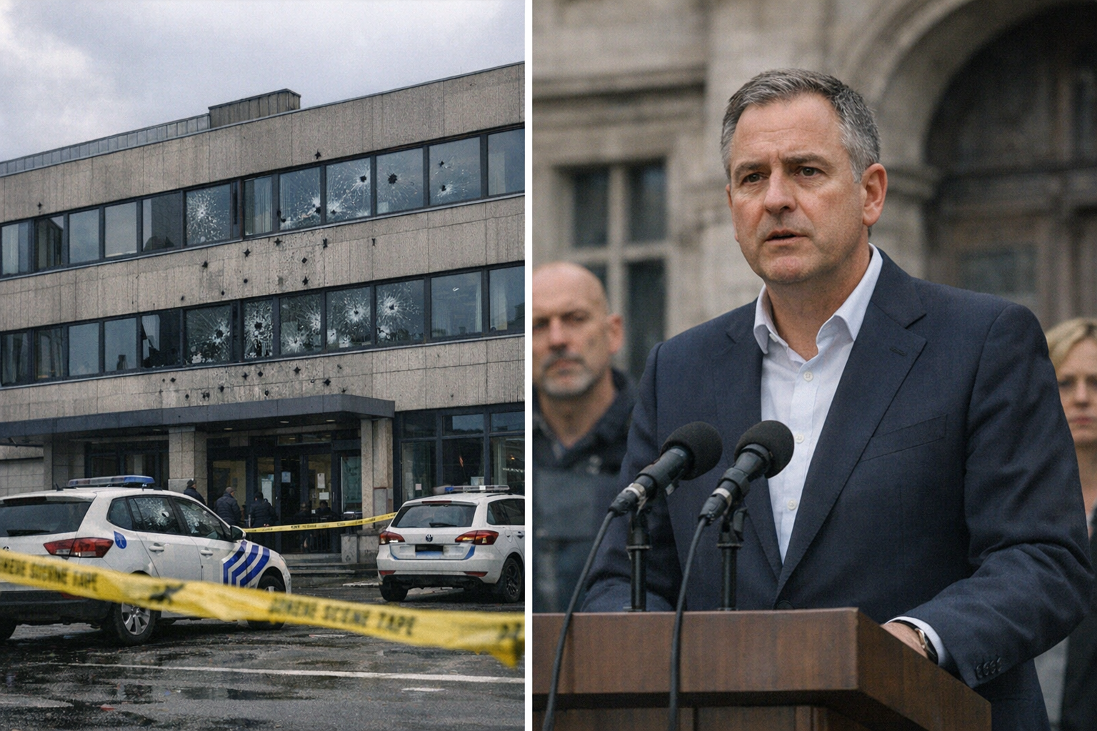 Tage der Schüsse in Brüssel: Angriffe auf Polizeiwache und Appell des Bürgermeisters Tage der Schüsse in Brüssel: Angriffe auf Polizeiwache und Appell des Bürgermeisters
