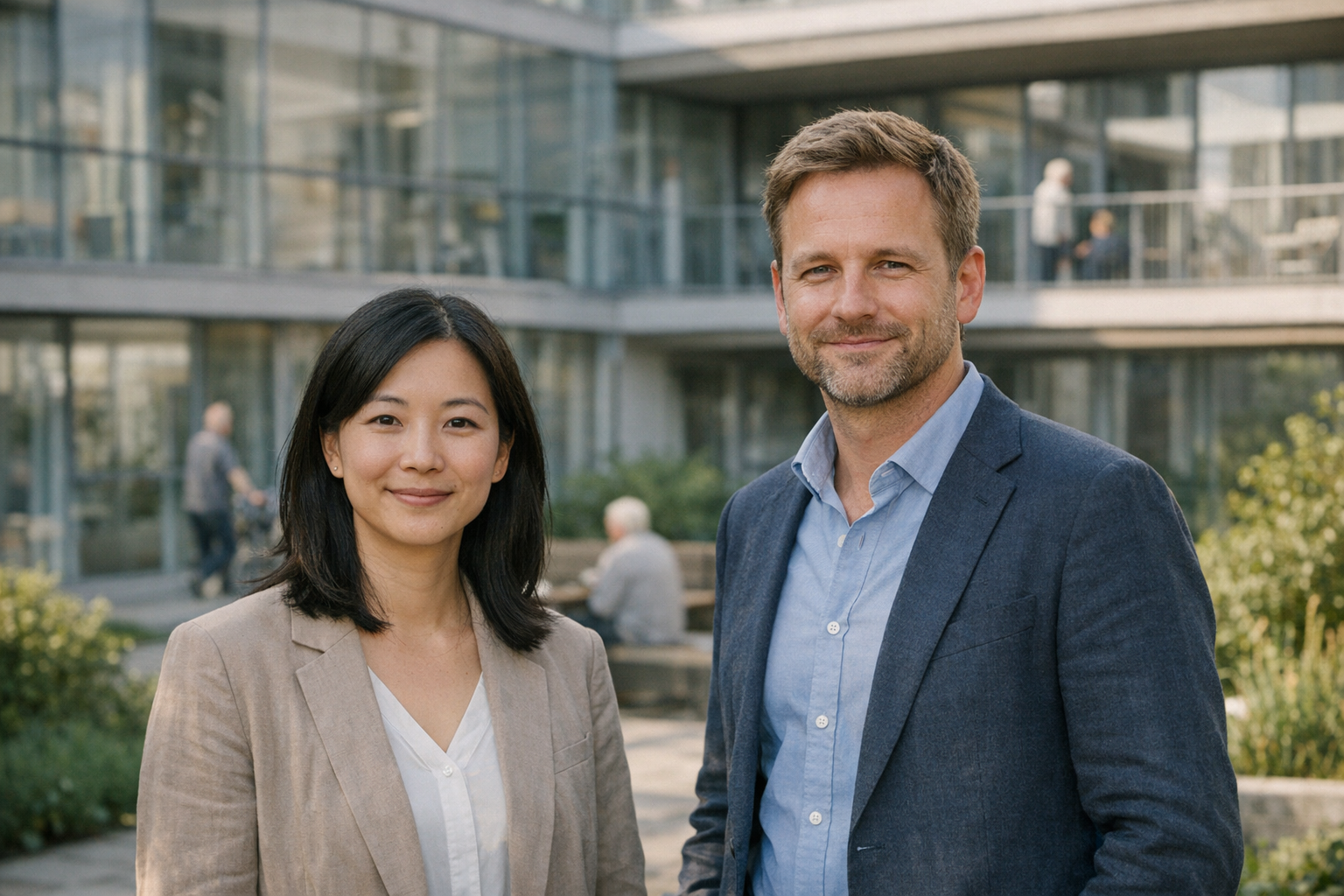 Ein Campus für alle Generationen: Janina Lin und Benjamin Otto stiften 