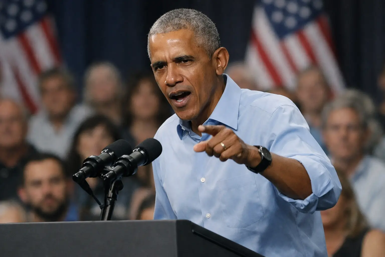 Obama verschärft Ton gegen Trump vor den Midterms
