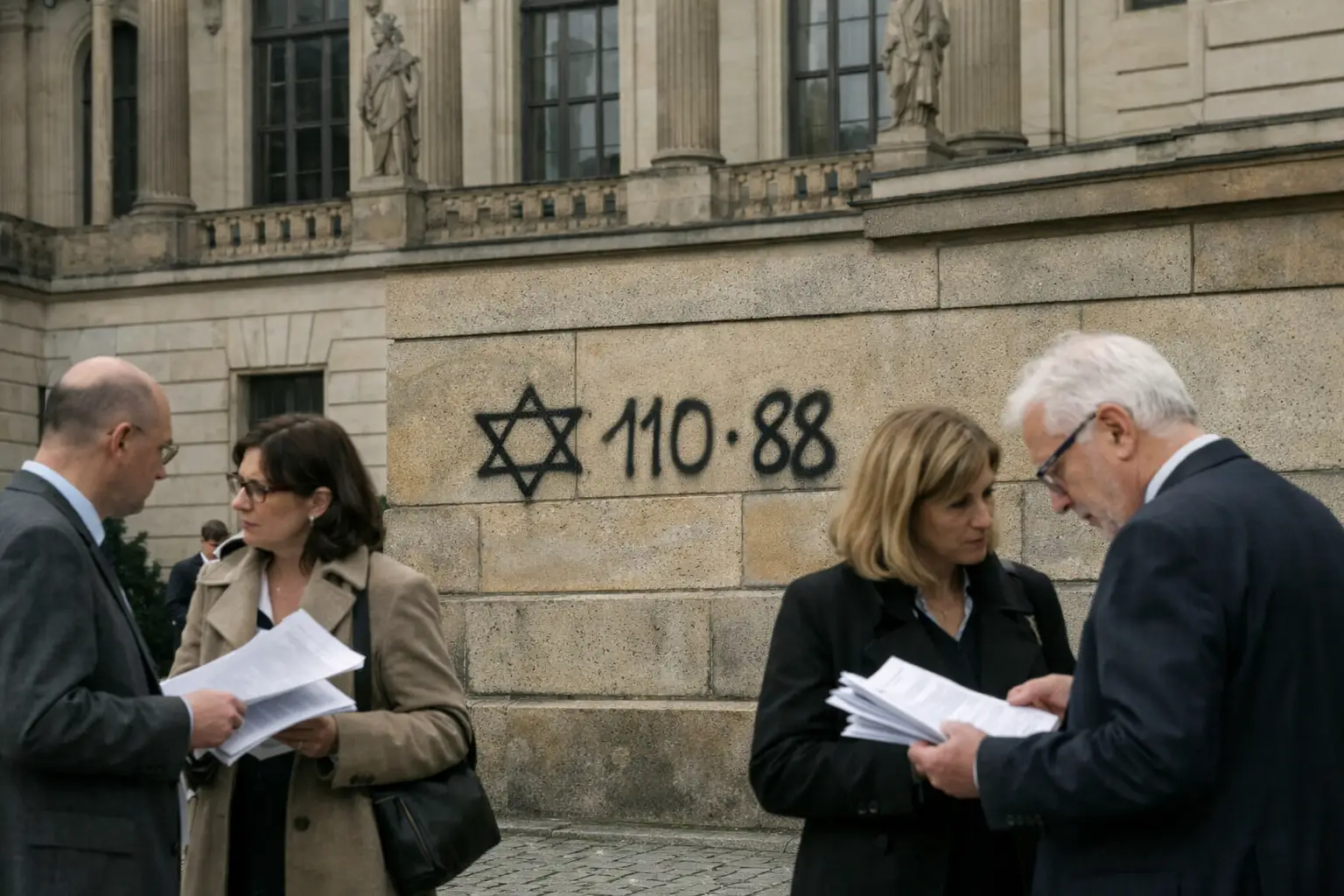 Kodierter Judenhass: Debatte um Strafrechtslücken nach Schmierereien an Universitäten