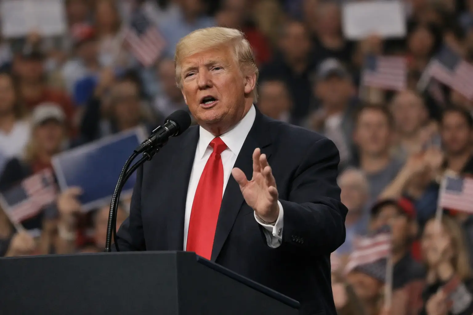 Trump kritisiert Pillay und das Nobelkomitee bei Wahlkampfauftritt in Syracuse