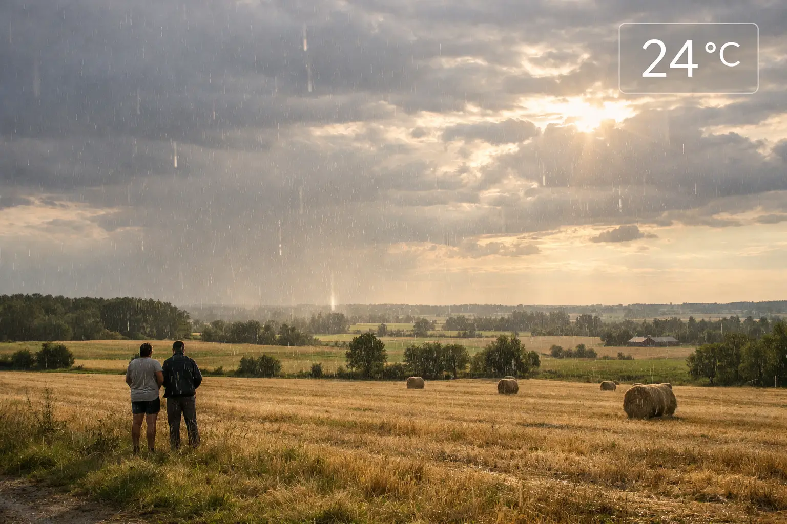 Spätsommerliches Wochenende: Bis zu 24 Grad und einzelne Schauer