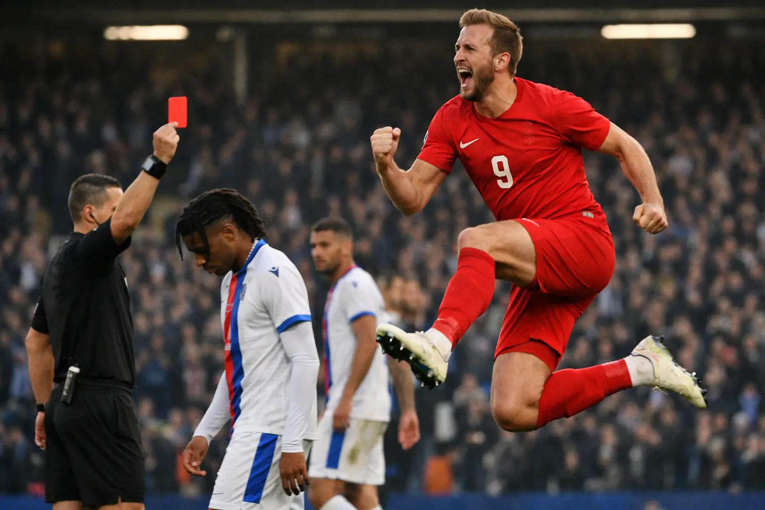 Kane trifft doppelt, Olise sieht Rot: Bayern kämpft sich zurück gegen Stavanger