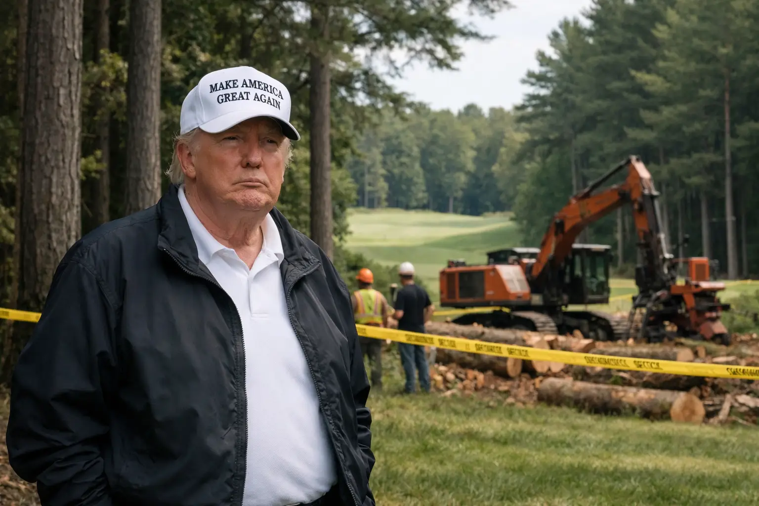 Gericht stoppt vorerst Baumfällungen an Trumps Golfanlage in Washington