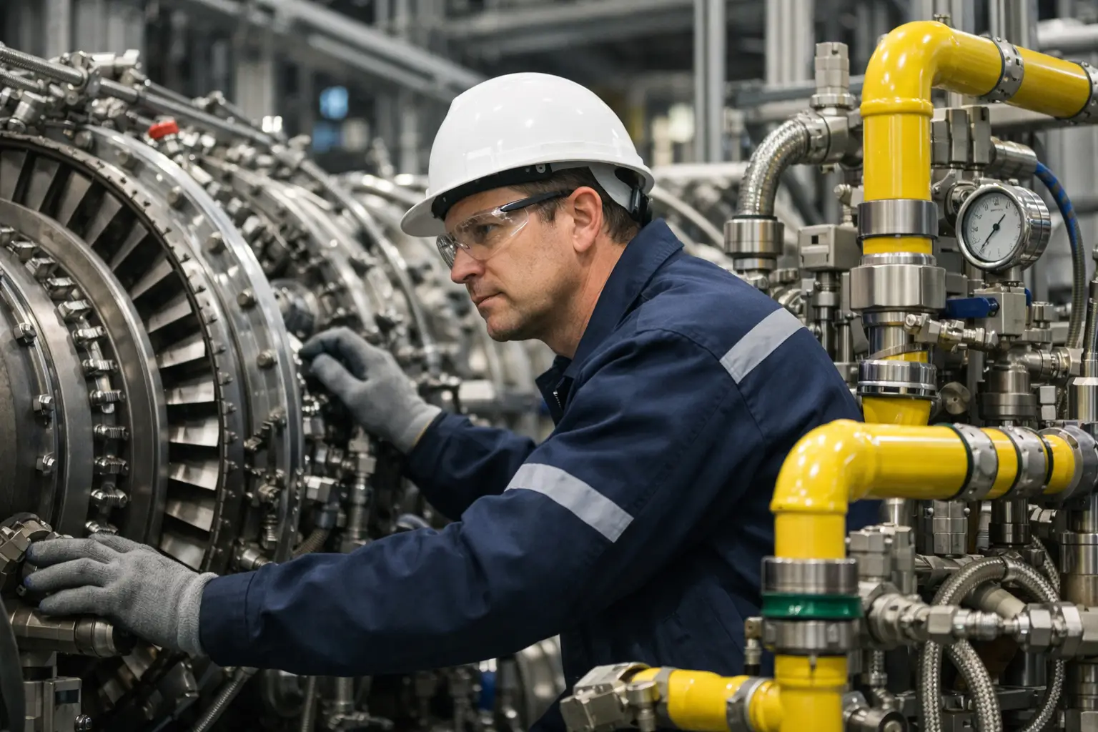 Wasserstoff in Gasturbinen: Technische Hürde für klimaneutrale Energie